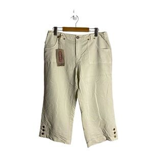 NWT Khakis & CO Women's Lightly Tan Capris Pant